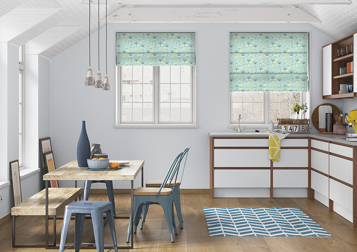 Bergen, Seafoam - Roman Blind - Image 5